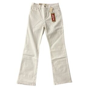 Levi's Perfectly Sliming Boot Cut 512 Size 10 Medium Women's White Jeans